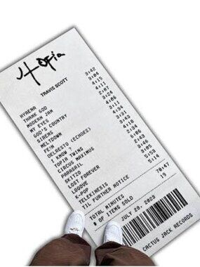 🎙️🎧🌵HOT ITEM!🌵🎙️🎧 TRAVIS SCOTT - UTOPIA RECEIPT RUGS 🌵🌵🌵